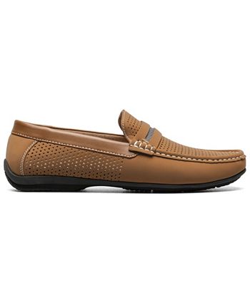 Stacy Adams - Corby Moc Toe Saddle Slip On - Tan - 25513-240