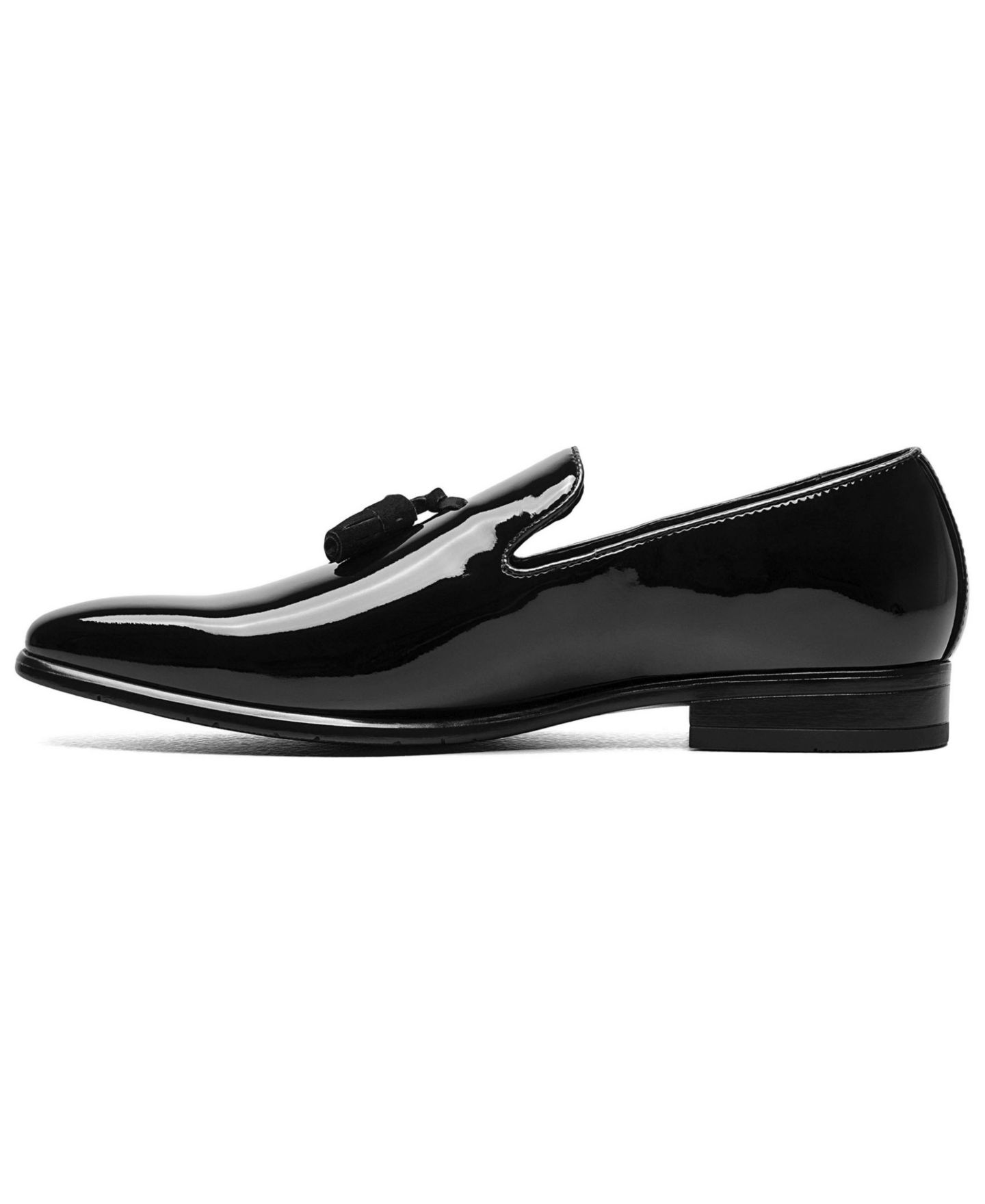Мужские туфли Stacy Adams Phoenix Patent Leather Slip-on Loafer, цвет: Чёрный лаковый — фото 5