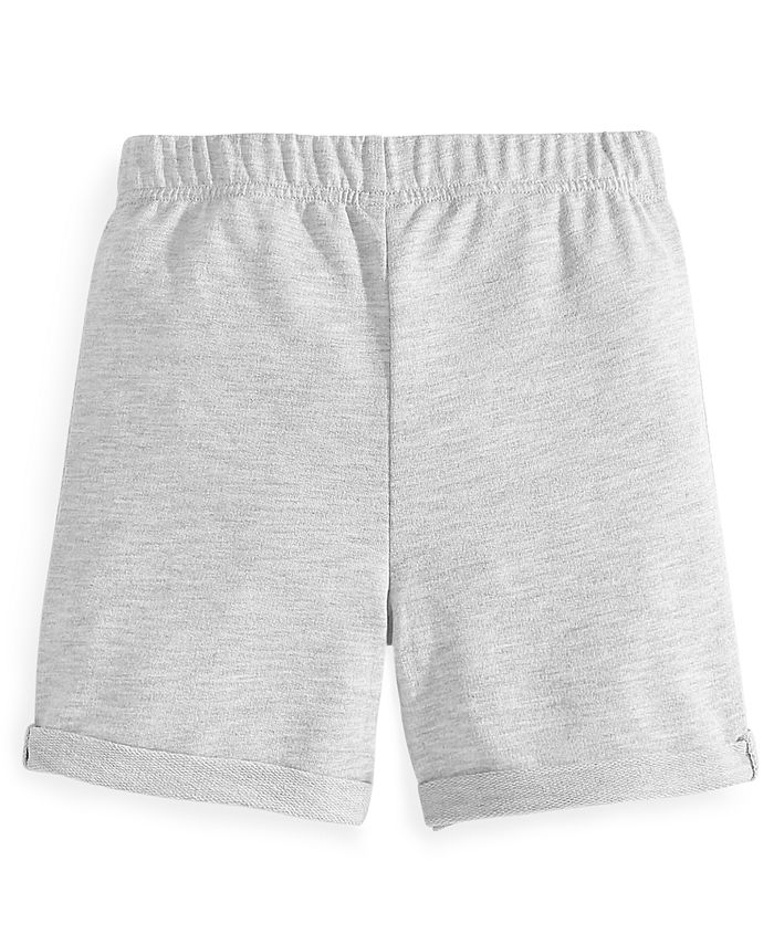 First Impressions Baby Boys Solid Grey Shorts, Created for Macy's Macy's