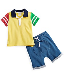 Toddler Boys 2-Pc. Polo & Shorts Set, Created for Macy's