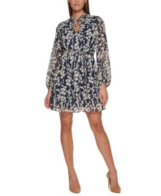 macy's tommy hilfiger floral dress