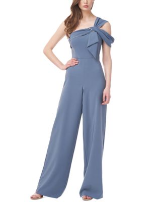 js collections stretch crepe jumpsuit