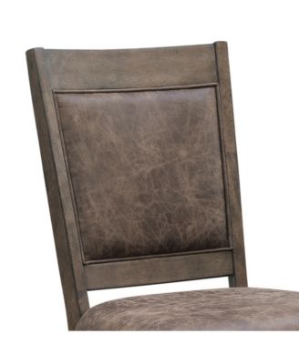 Drew & Jonathan Home Denman Dining 9-Pc Set (Rectangular Trestle Table + 8 Side Chairs)