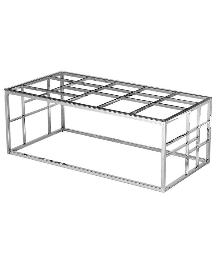 Best Master Furniture Clear Rectangular Coffee Table Macy's