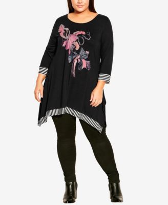 Avenue Plus Size Carter Tunic Top 