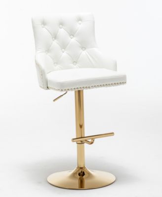 Brightcast Tufted Bar Stools, 2 Piece