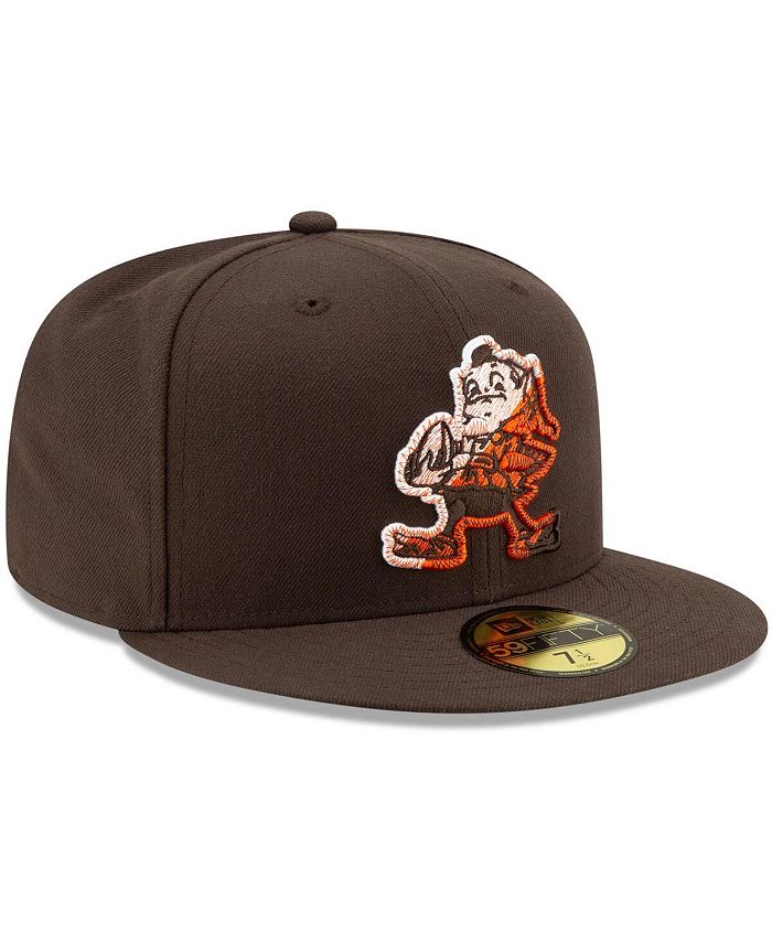 New Era Men's Brown Cleveland Browns Color Dim 59FIFTY Fitted Hat - Macy's