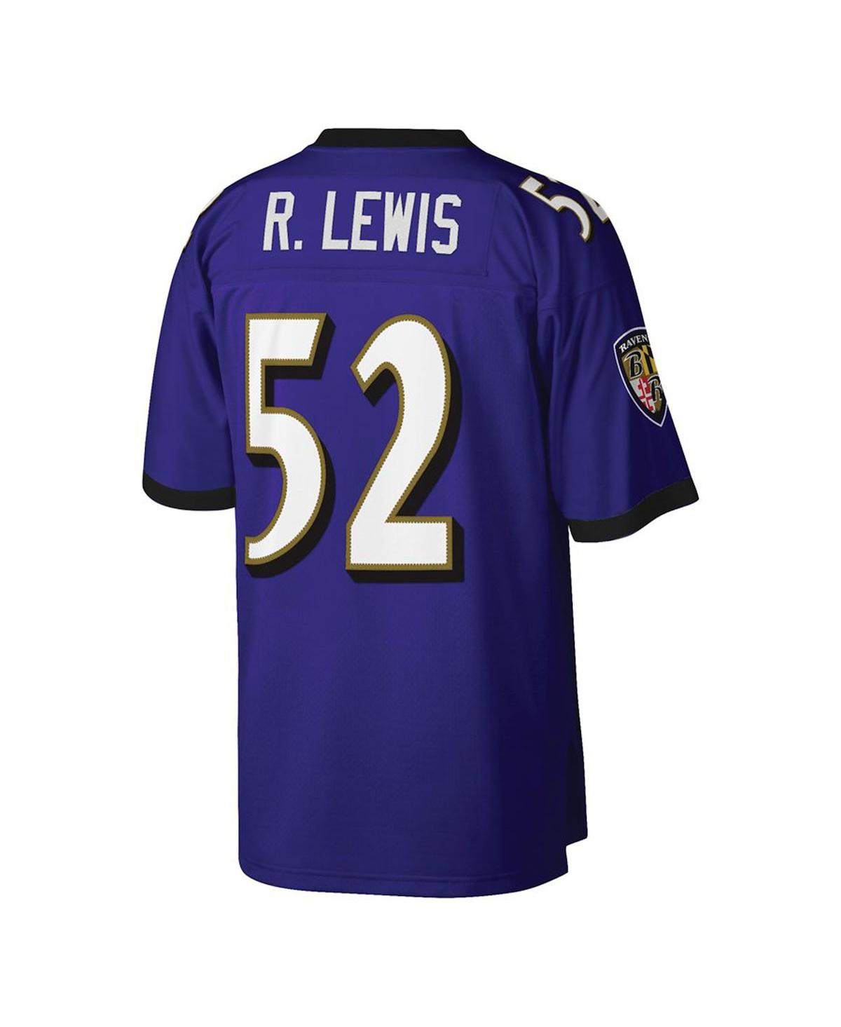 Men's Ray LewisBaltimore Ravens Big and Tall 2000 Retired Player Replica Jersey - Purple