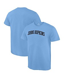 Men's Light Blue Johns Hopkins Blue Jays Basic Arch Expansion T-shirt