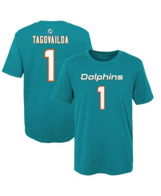 Preschool Tua Tagovailoa Aqua Miami Dolphins Replica Player Jersey