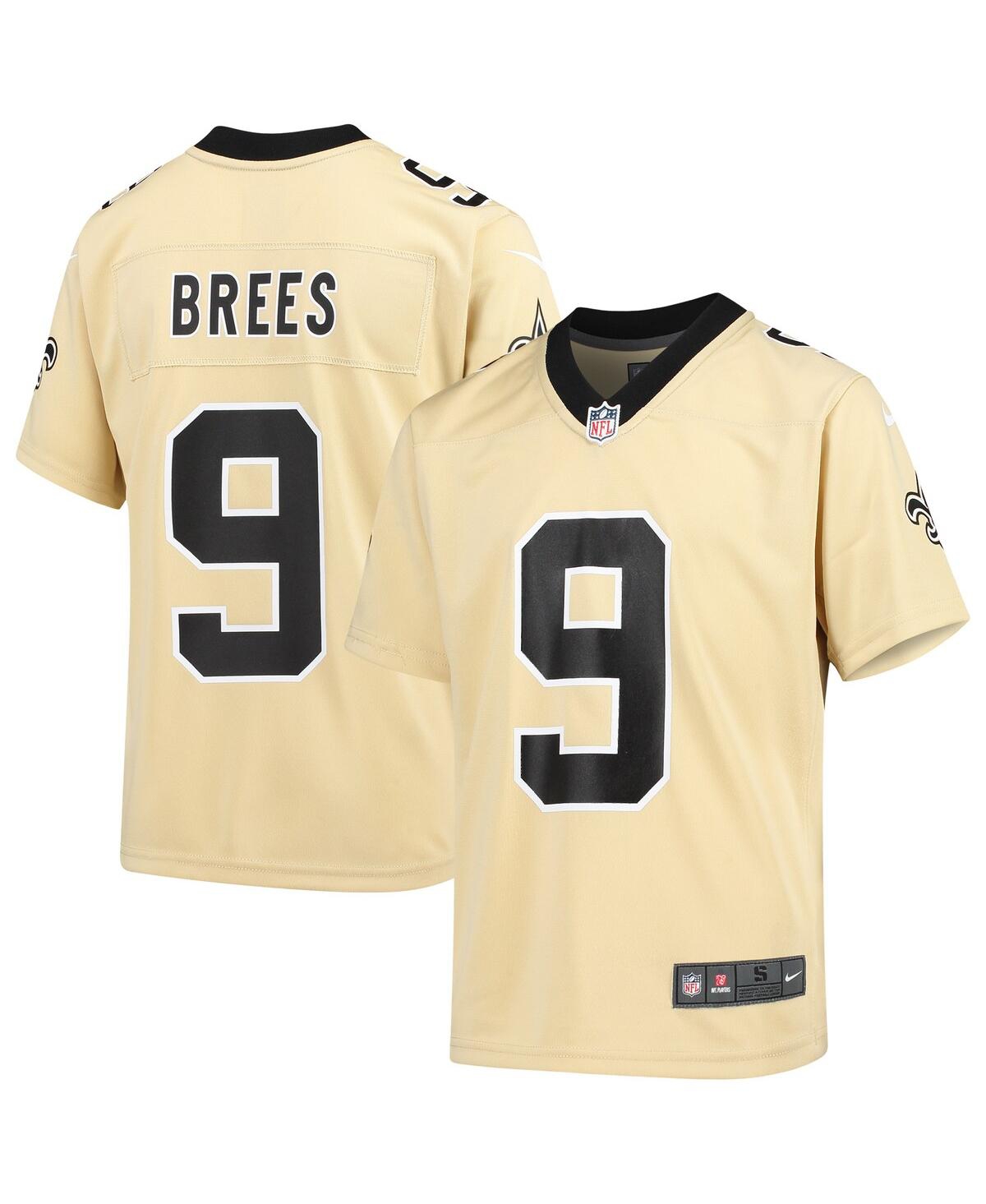 UPC 193774541517 product image for Big Boys Drew Brees Gold-Tone New Orleans Saints Inverted Game Jersey | upcitemdb.com