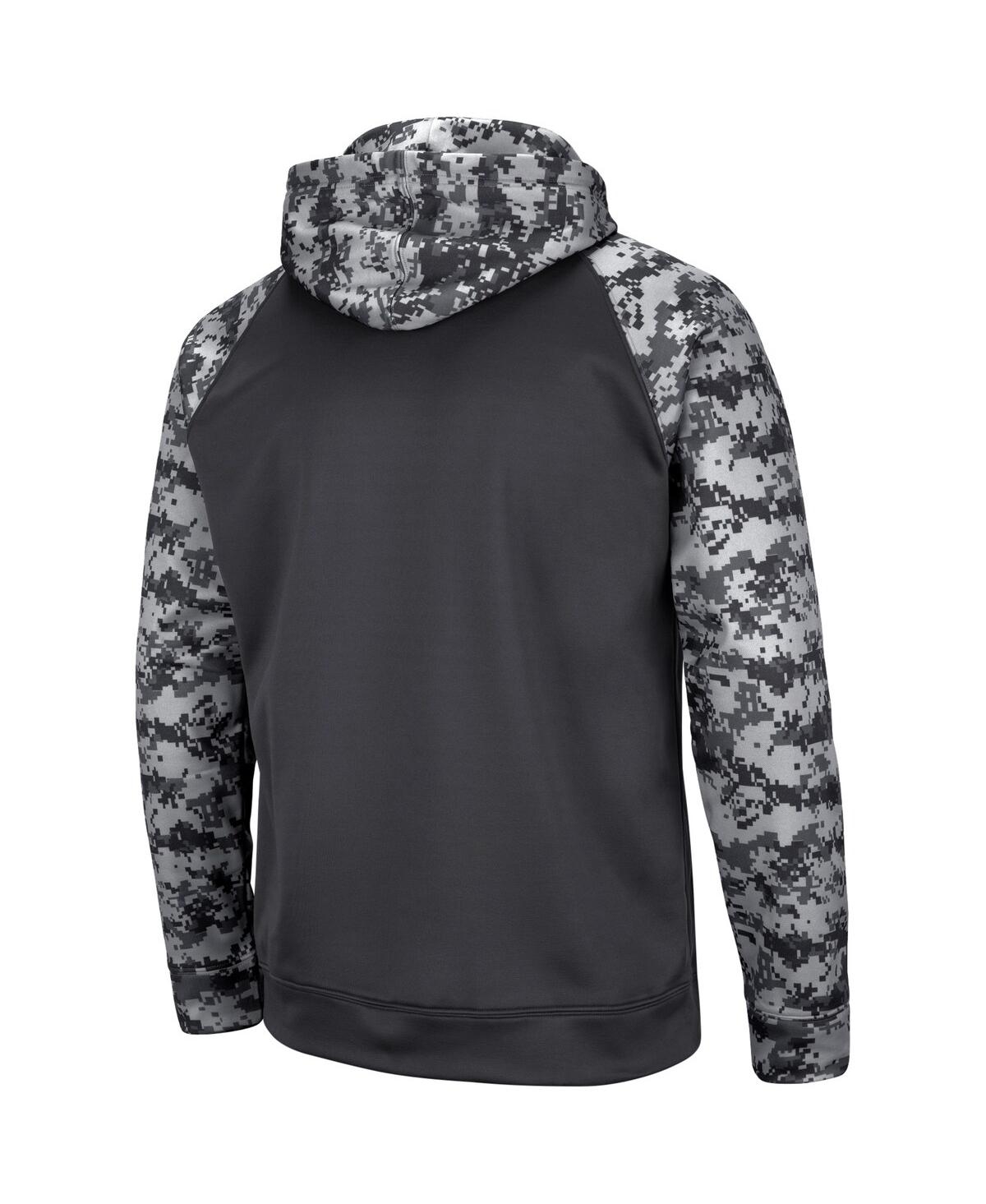 Colosseum Charcoal Maryland Terrapins Oht Military Appreciation Digital Camo Pullover Hoodie In Charcoal