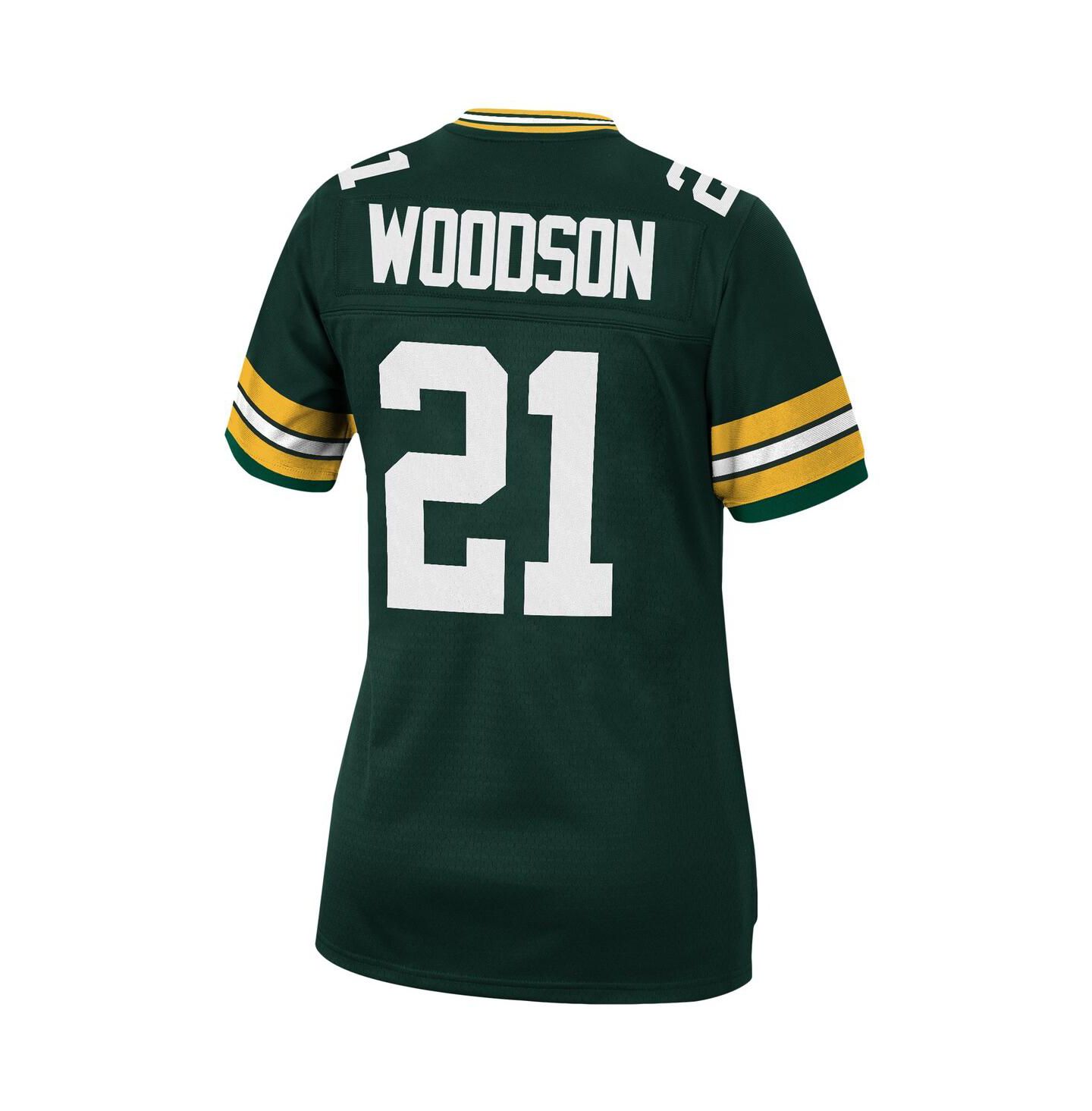 Женский топ Mitchell & Ness Charles Woodson Green Green Bay Packers Legacy Replica Team Jersey — фото 2