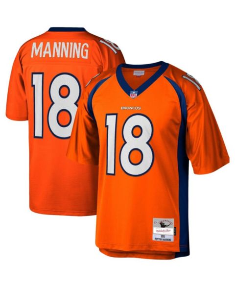 Мужской топ Mitchell & Ness Peyton Manning Orange Denver Broncos 2015 Legacy Replica Jersey