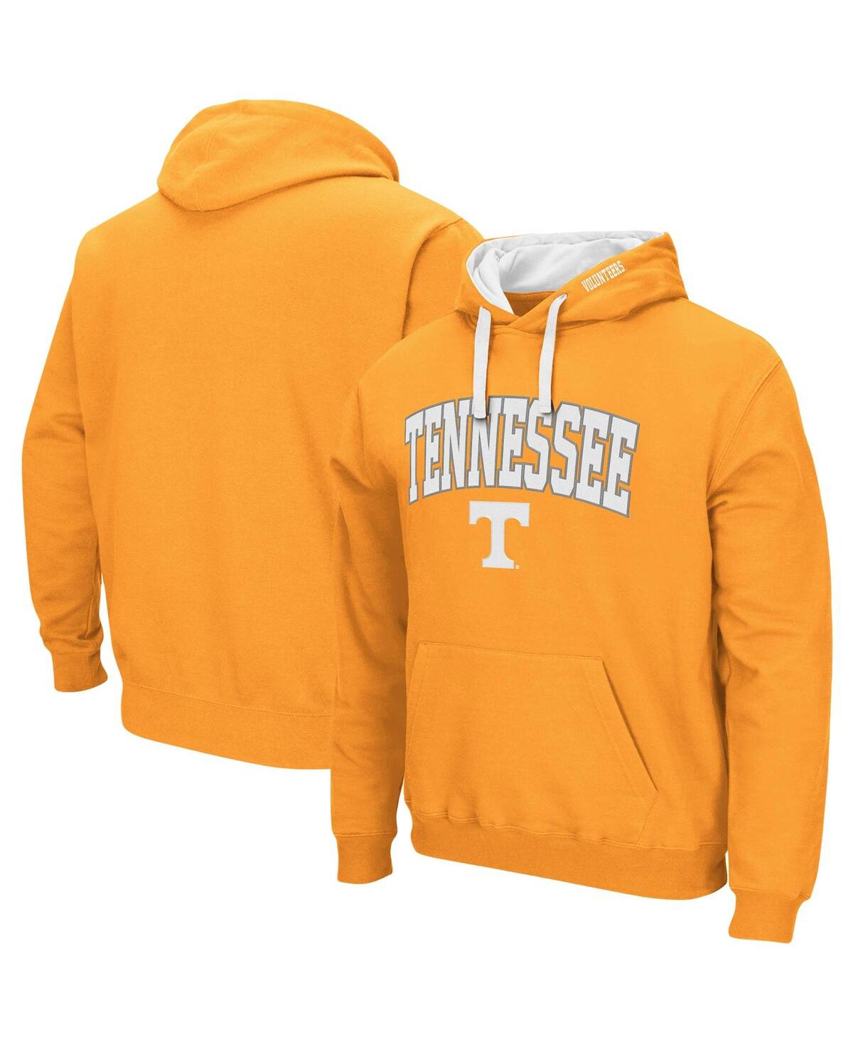 Colosseum Men's  Tennessee Orange Tennessee Volunteers Big And Tall Arch & Logo 2.0 Pullover Hoodie