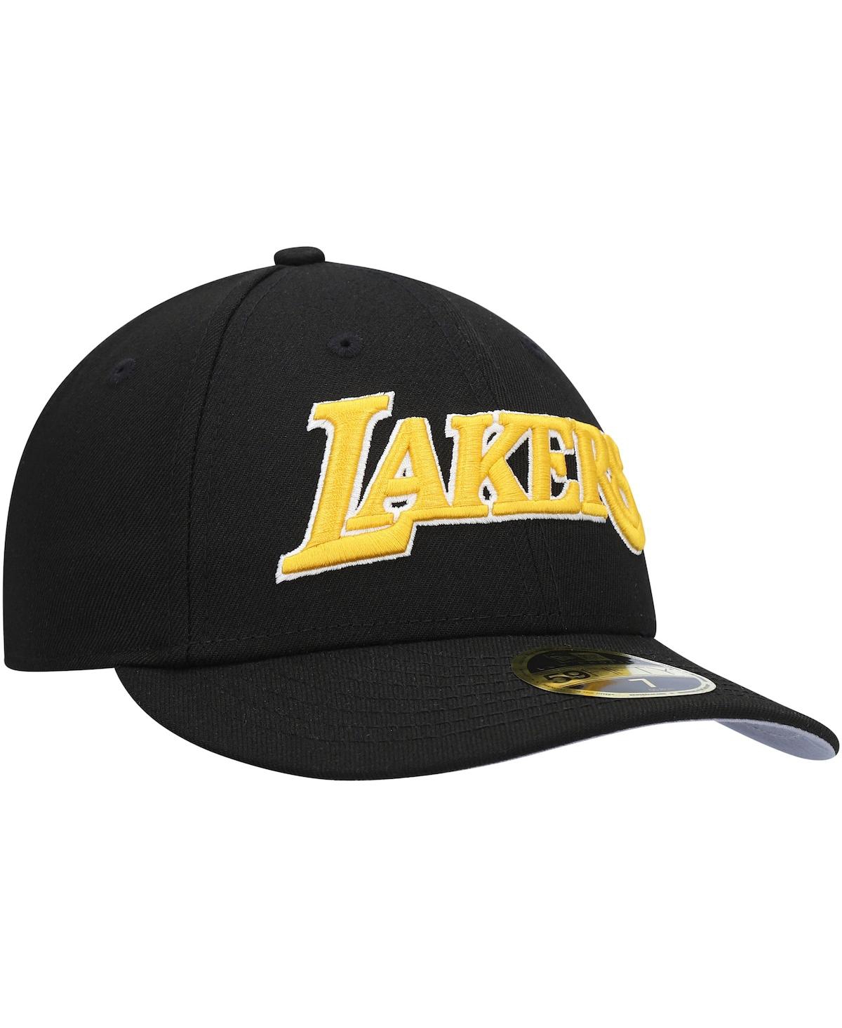 Men'sLos Angeles Lakers Team Low Profile 59FIFTY Fitted Hat - Black