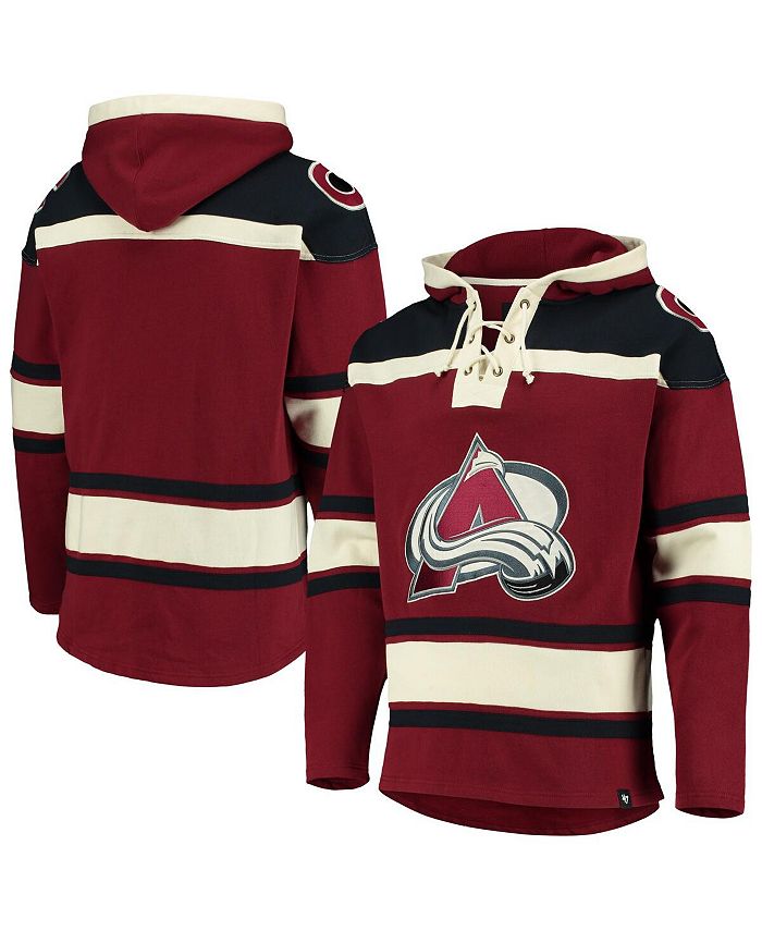  Colorado Avalanche '47 Heavyweight Jersey Lacer Hoodie - M :  Sports & Outdoors