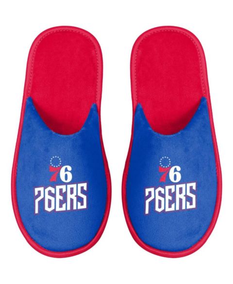 Мужские тапочки FOCO Philadelphia 76ers Scuff Slide Slippers