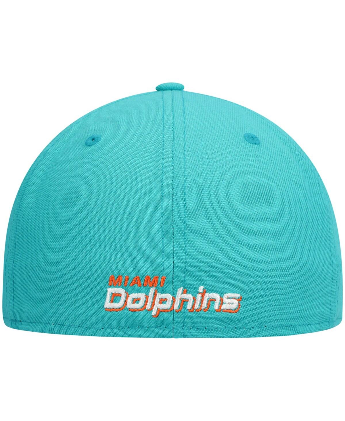Men'sMiami Dolphins Omaha Elemental 59FIFTY Fitted Hat - Aqua