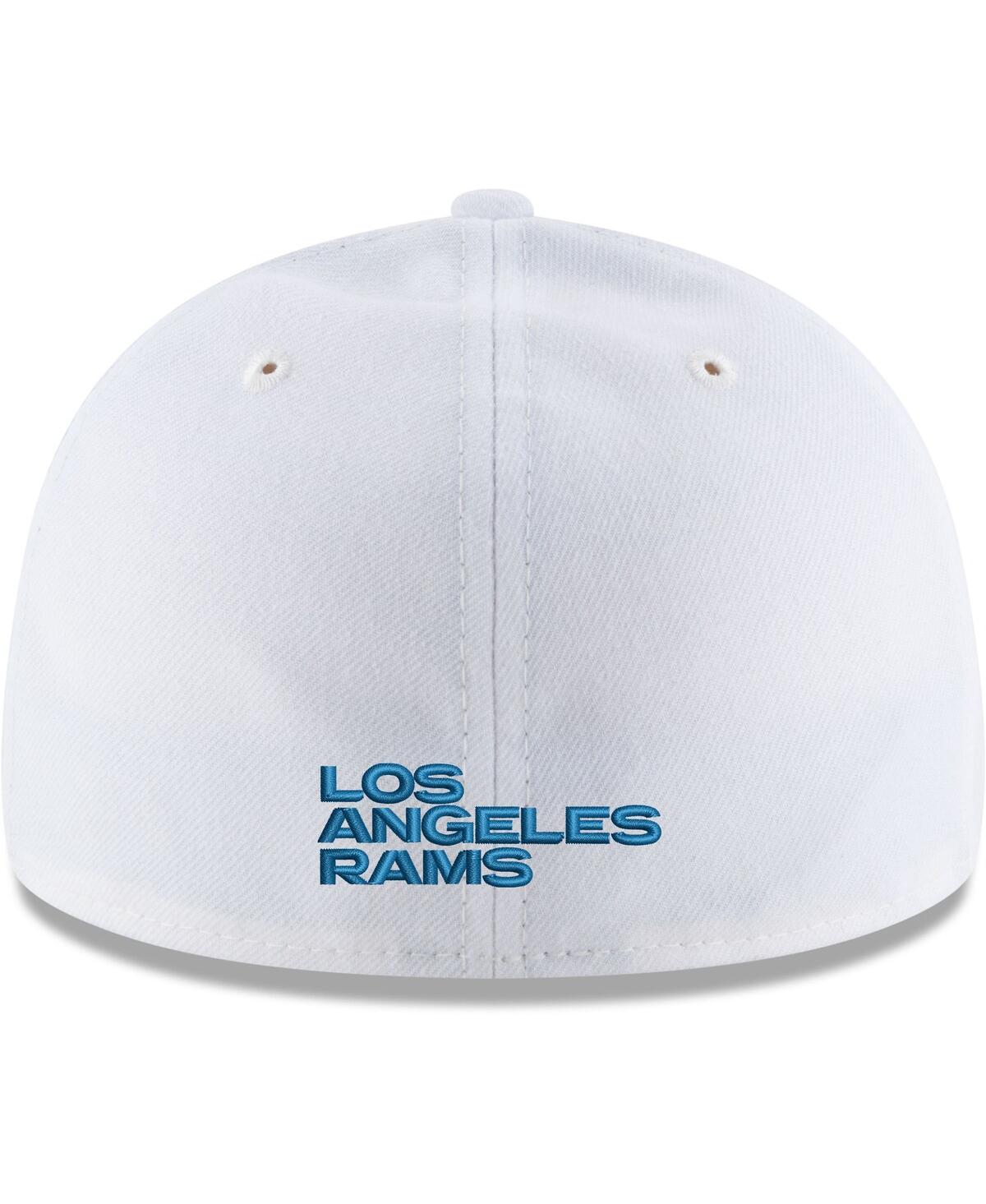 Men'sLos Angeles Rams Alternate Logo Omaha Low Profile 59FIFTY Fitted Hat - White