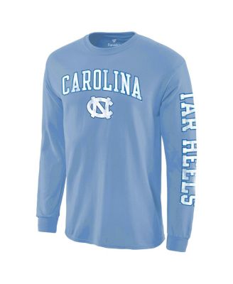 Fanatics Men's Light Blue North Carolina Tar Heels Distressed Arch Over ...