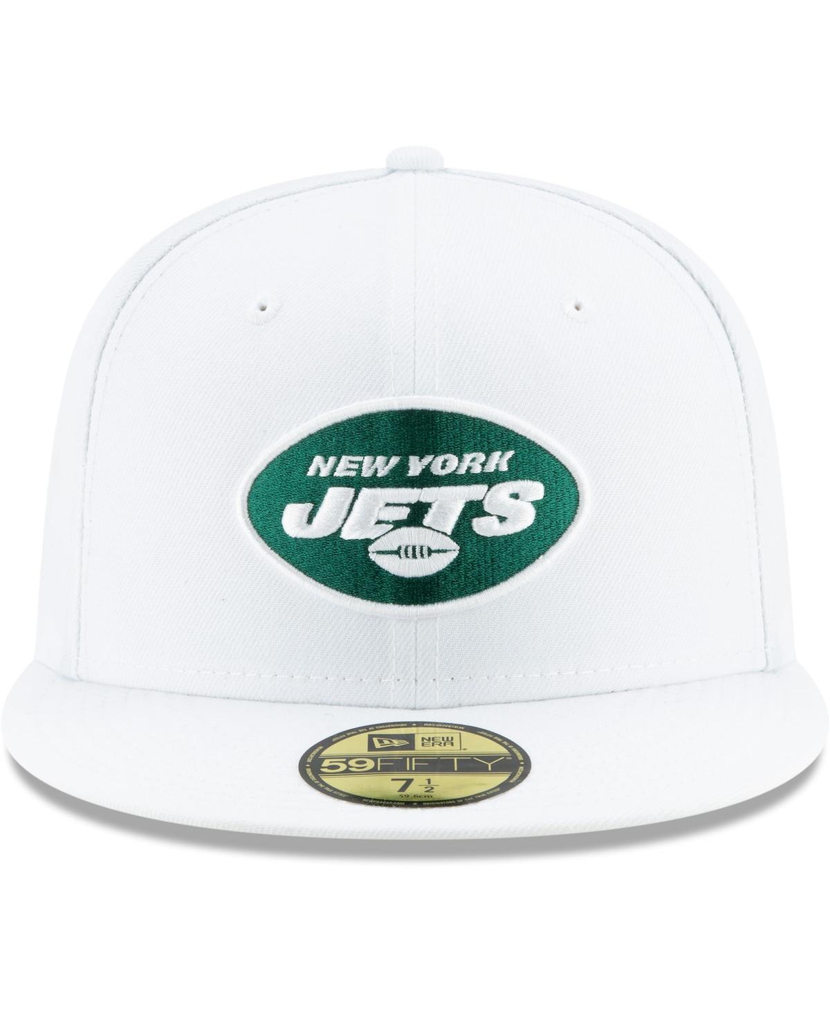 Men'sNew York Jets Omaha 59FIFTY Fitted Hat - White