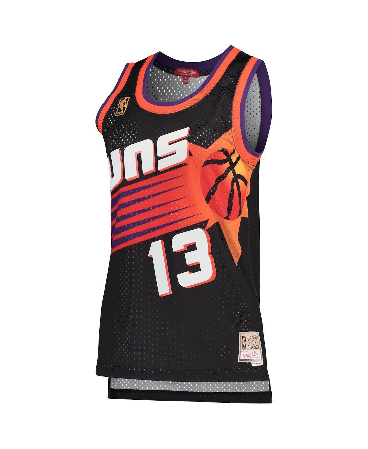 Women's Steve NashPhoenix Suns Hardwood Classics Swingman Jersey - Black