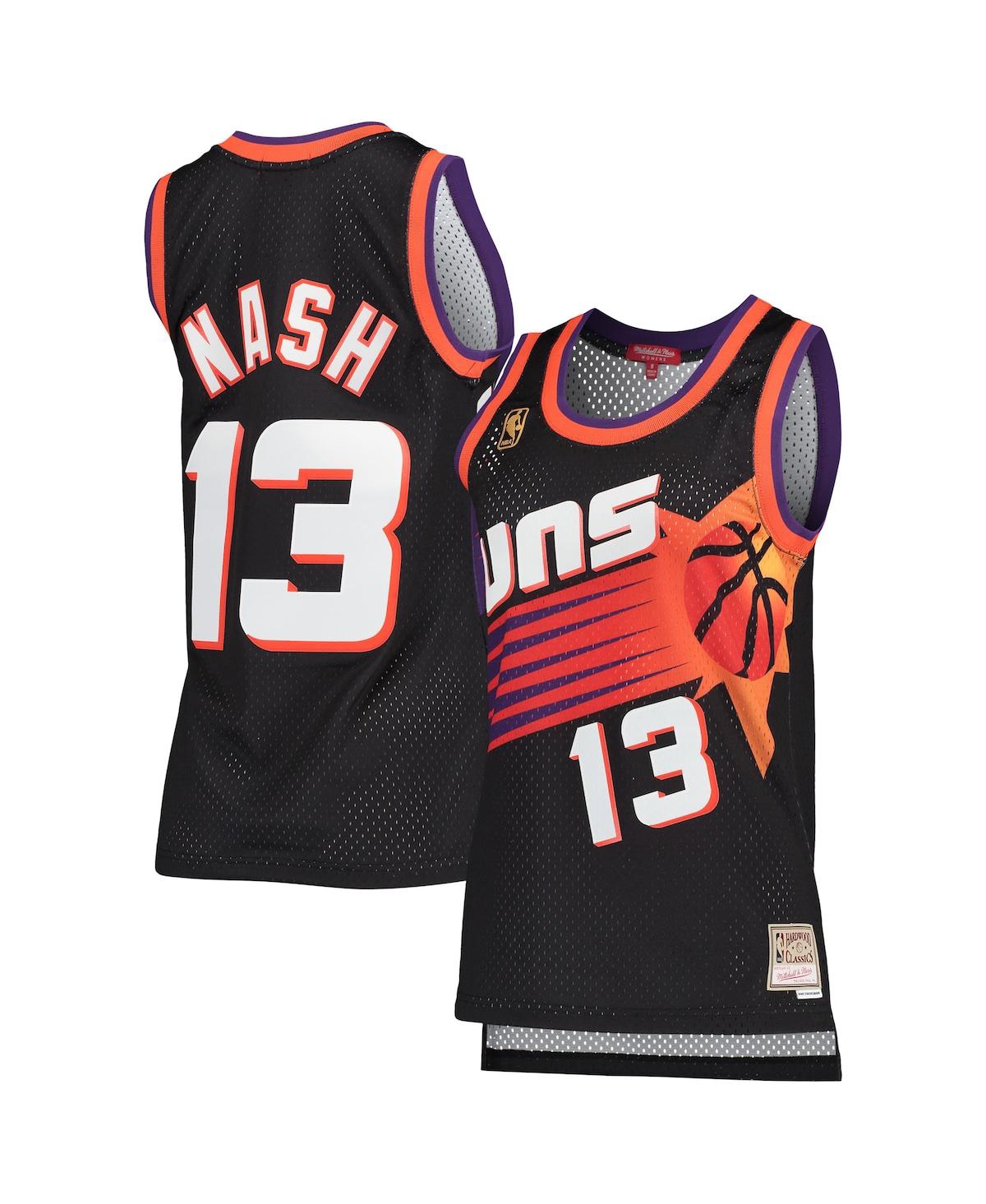 Women's Steve NashPhoenix Suns Hardwood Classics Swingman Jersey - Black