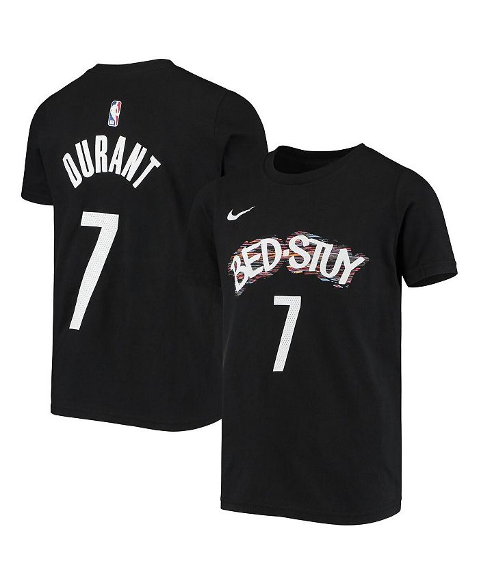 Men's Nike Kevin Durant Black Brooklyn Nets Name & Number T-Shirt