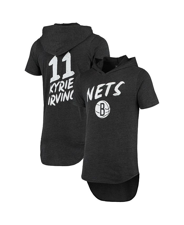 Men's Fanatics Branded Kyrie Irving Heathered Gray Brooklyn Nets
