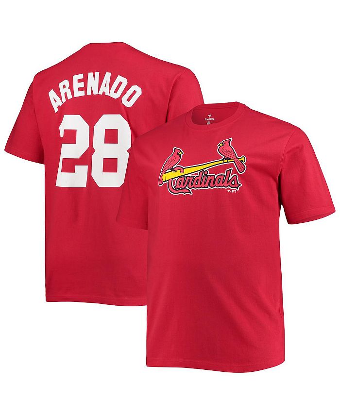 Men's Profile Heather Charcoal St. Louis Cardinals Big & Tall American T-Shirt