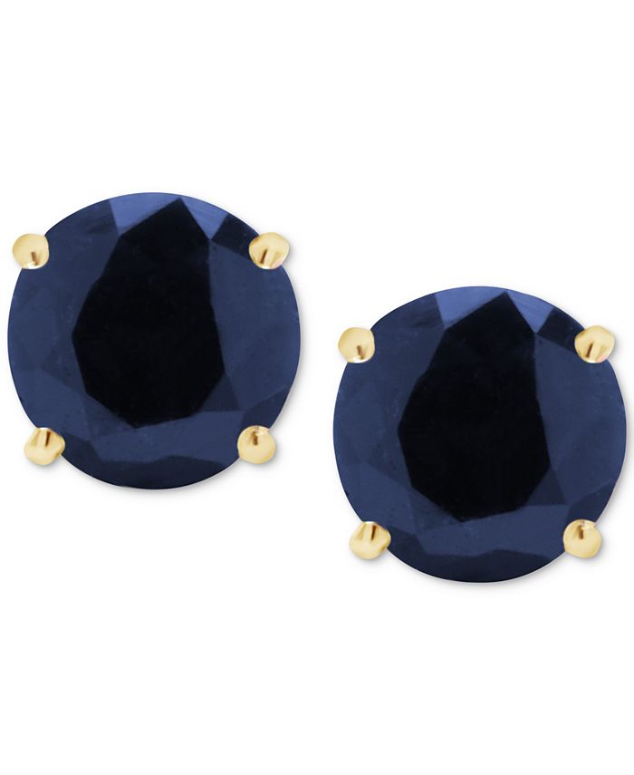 Macy's blue sapphire earrings store