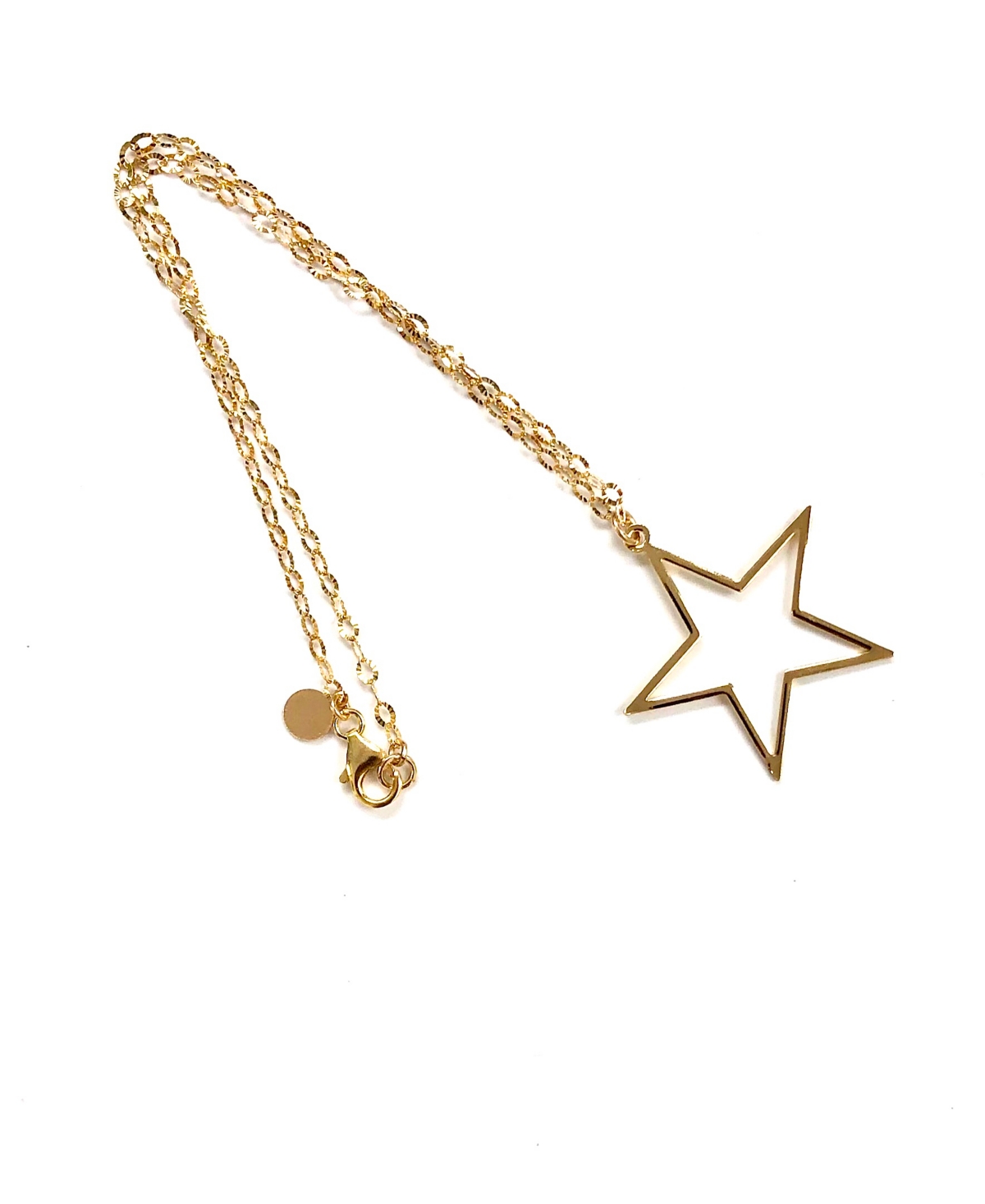 Women's Large Star Necklace - Gold