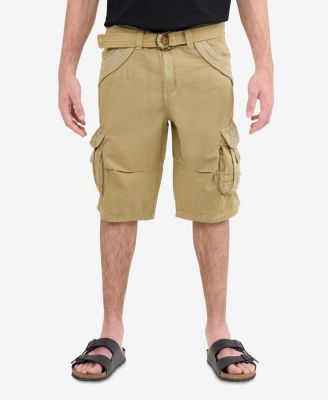 Big & Tall Cargo Shorts Camo & Solid Colors 12.5" Inseam Knee Length Classic Fit Multi Pocket