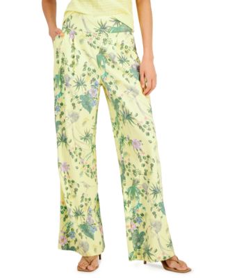 INC International Concepts - Printed Wide-Leg Pants