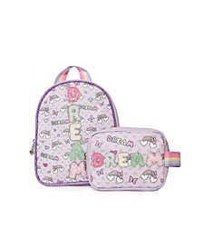 Big Girls Dream Bubble Backpack and Pouch Set