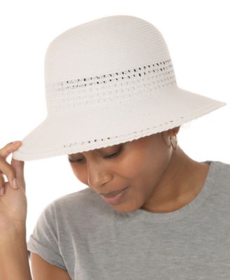 nine west wide brim hat