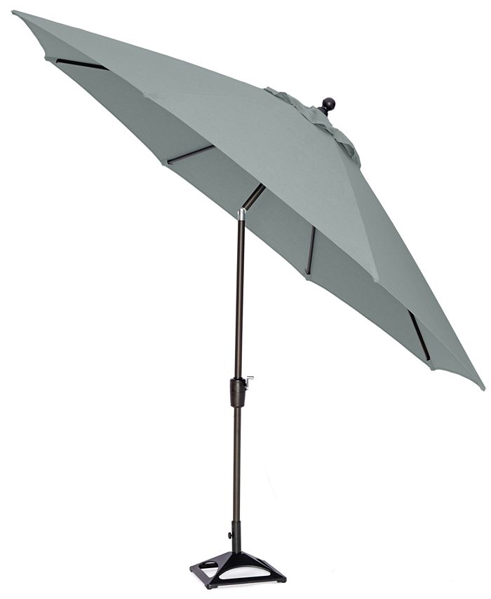 Agio Stockholm Outdoor 11' Umbrella with Outdoor Fabric and Base