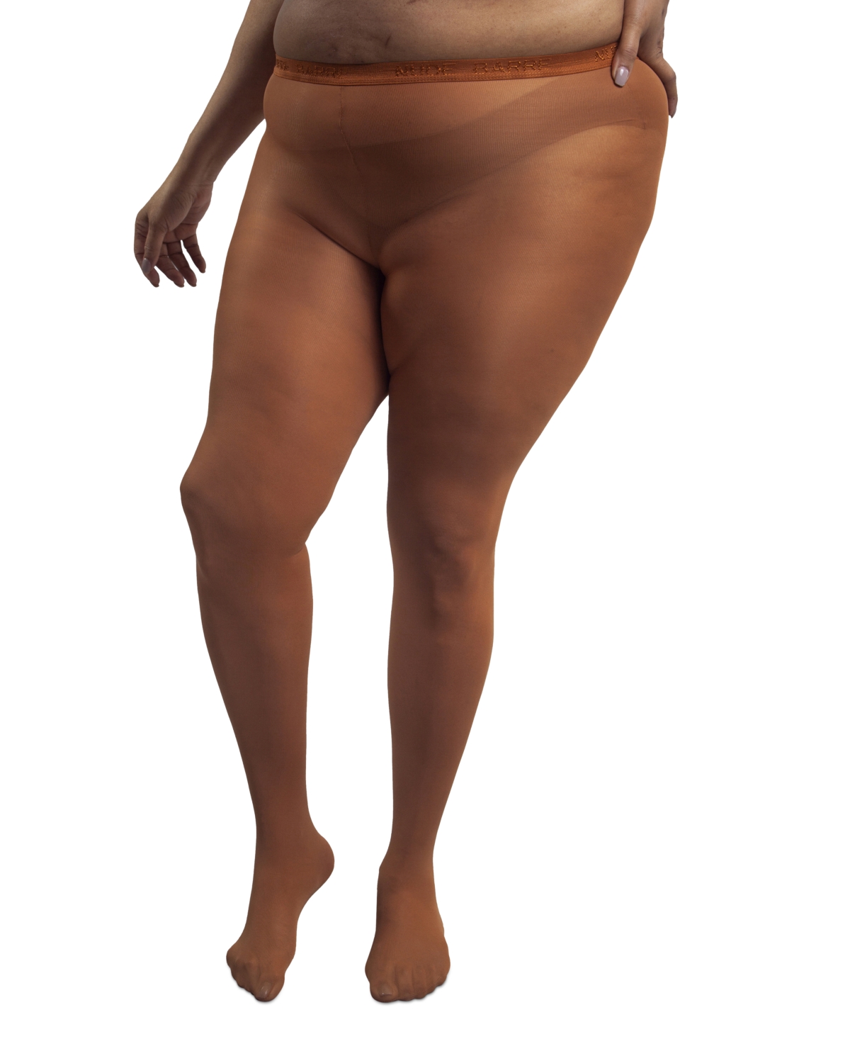 Nude Barre Footed Opaque Tights - 2Pm