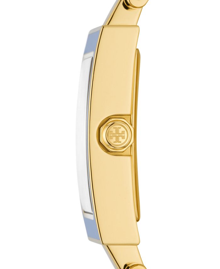Tory Burch Women's The Buddy Green & GoldTone Stainless Steel Bangle