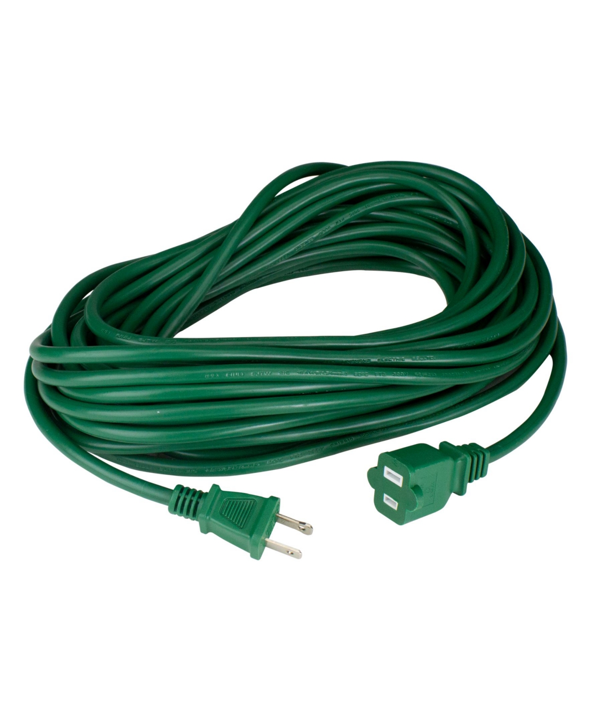 Northlight 40' 2-prong Outdoor Extension Power Cord With End Connector In Multi-colored