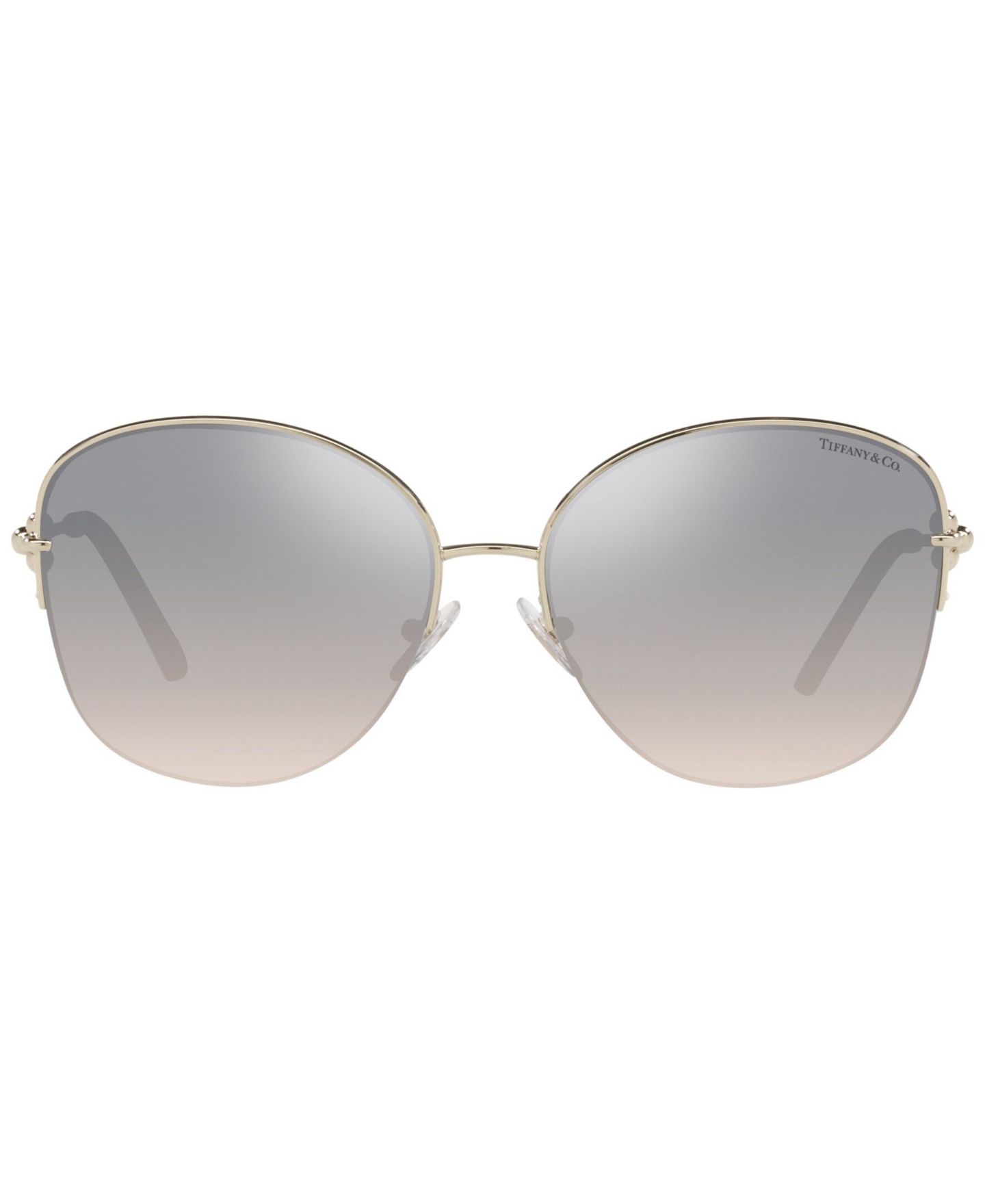 Женские солнцезащитные очки Tiffany & Co. Sunglasses, TF3082 58, цвет: Бледный золотой — фото 2