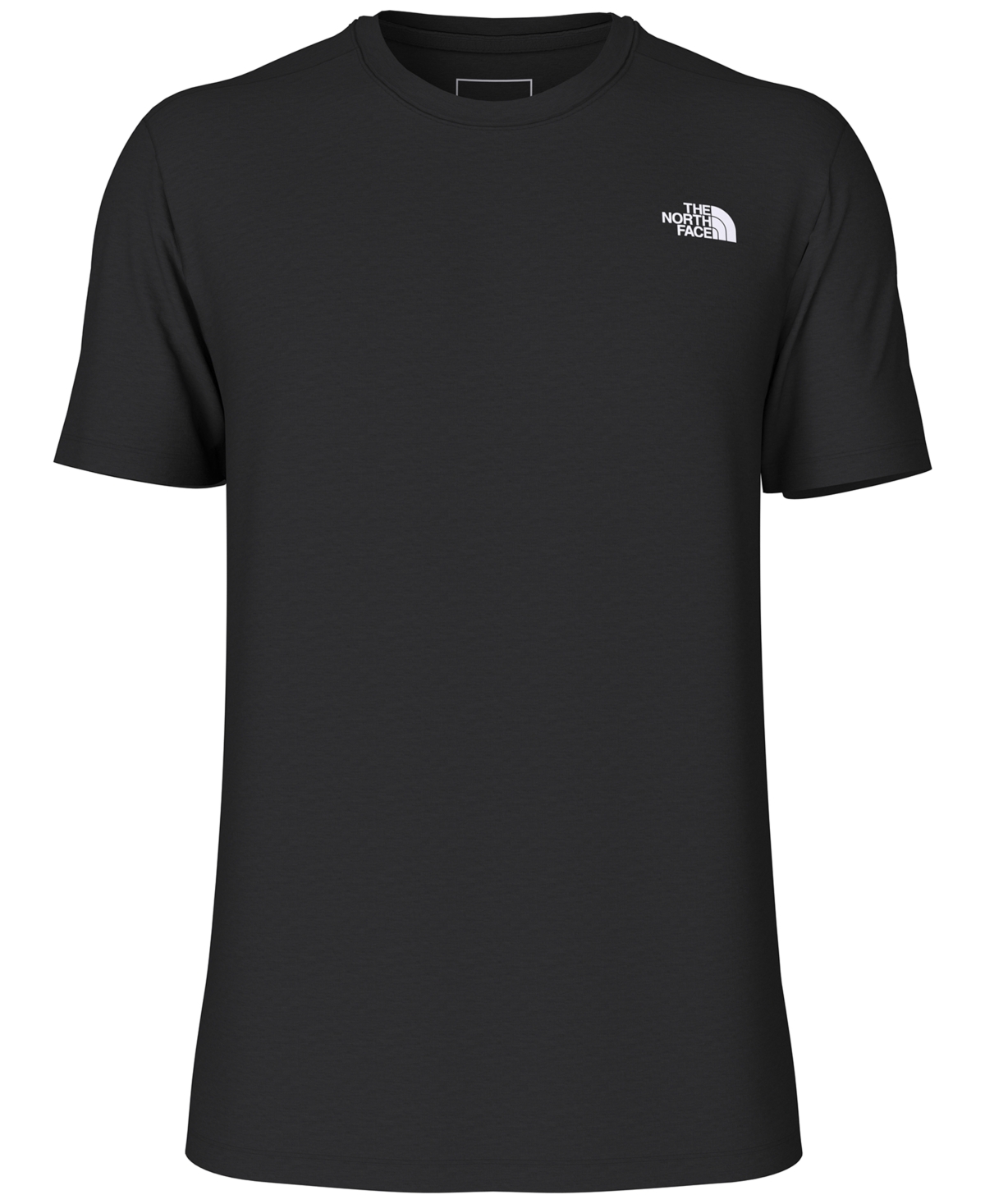 Shop The North Face Men's Wander Performance T-shirt In Tnf Black