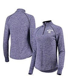 Women's Purple Northwestern Wildcats Bikram Quarter-Zip Pullover Jacket