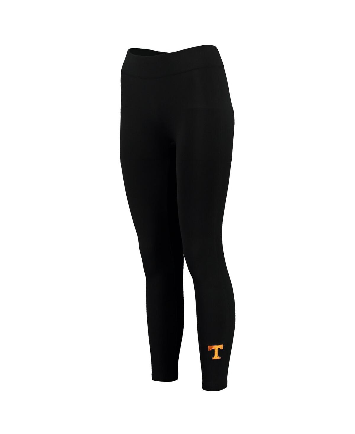 Women's Black Tennessee Volunteers Fleece Leggings - Black