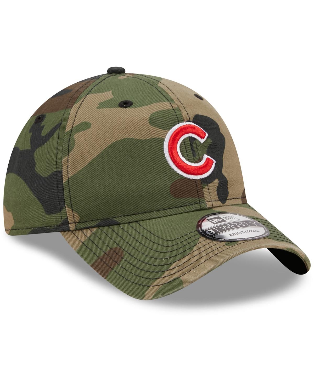 Men'sChicago Cubs Woodland Core Classic 9TWENTY Adjustable Hat - Camo