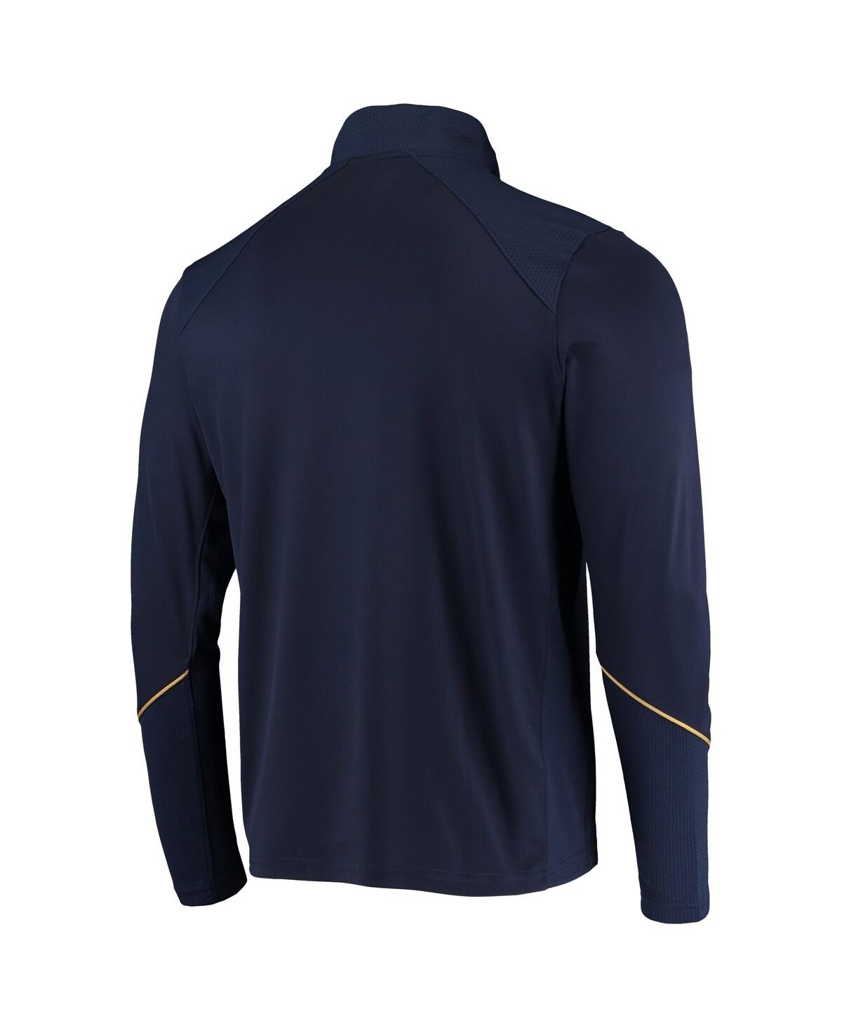 Men'sNotre Dame Fighting Irish Sideline Performance Lightweight Quarter-Zip Jacket - Navy