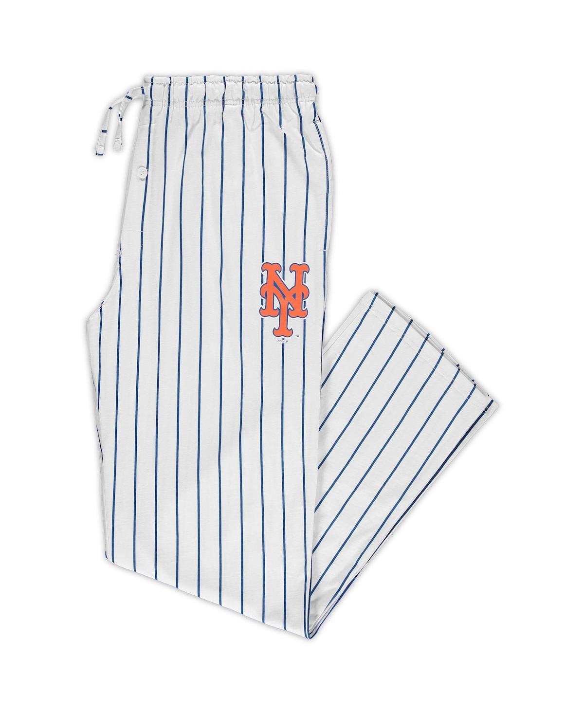 Concepts Sport Men's White, Royal New York Mets Big And Tall