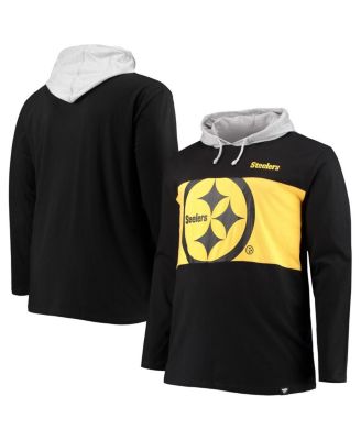Fanatics Men's Black Pittsburgh Steelers Big & Tall Logo Hoodie