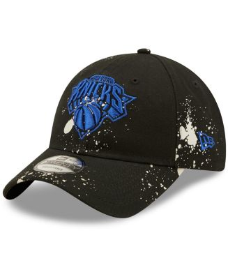 Men's Black New York Knicks Splatter 9TWENTY Adjustable Hat - Macy's